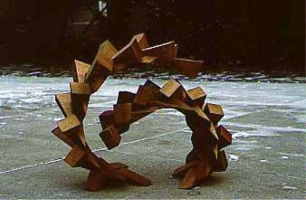 Dependence DATE - 1979 DISCIPLINE - Art MEDIUM – Modular wooden sculpture STATUS – Exhibited at the Koffler Centre, Toronto Canada